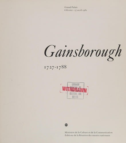 Gainsborough, 1727-1788