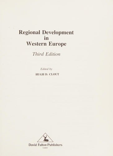 Regional development in Western Europe