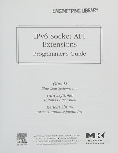 IPv6 socket API extensions