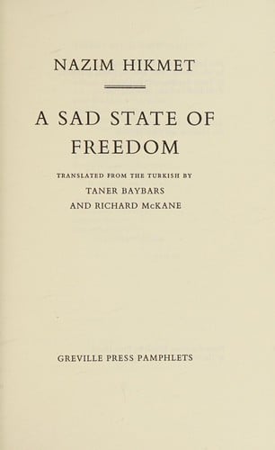 A sad state of freedom