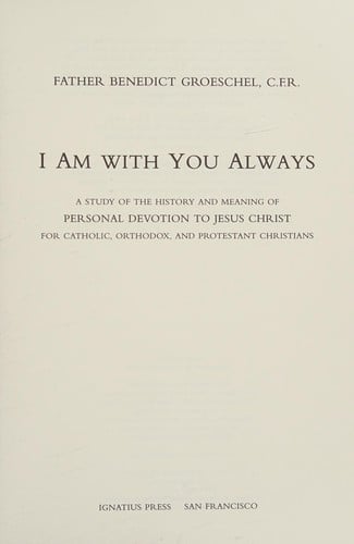 I am with you always