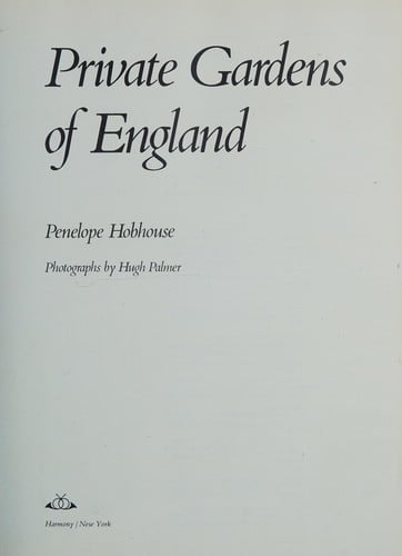 Private gardens of England