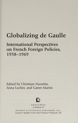 Globalizing de Gaulle