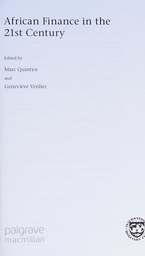 African finance in the 21st century