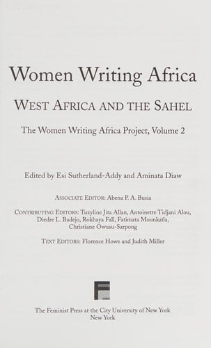 West Africa and the Sahel