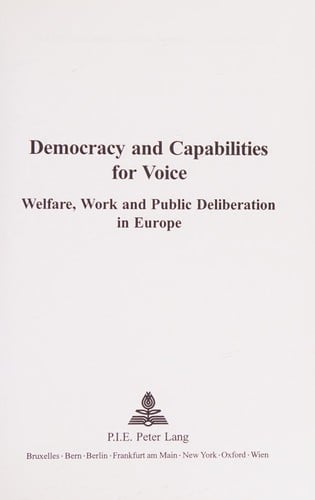 Democracy and capabilities for voice
