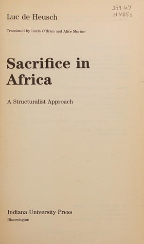 Sacrifice in Africa