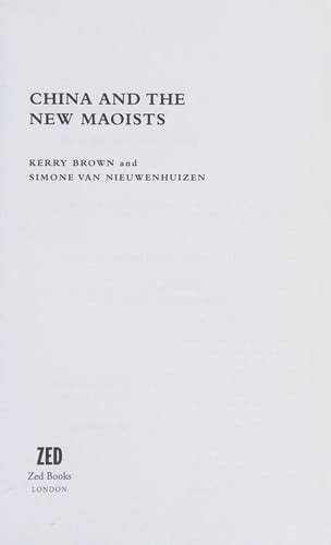 China and the new Maoists