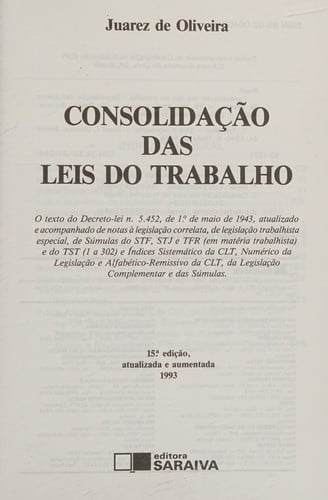 Consolidação das leis do trabalho