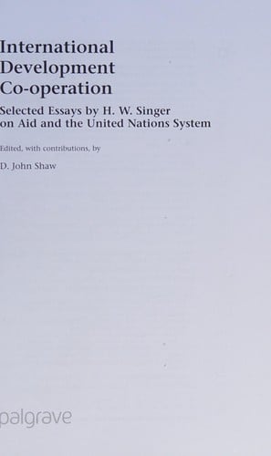 International development co-operation