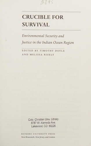 Crucible for survival