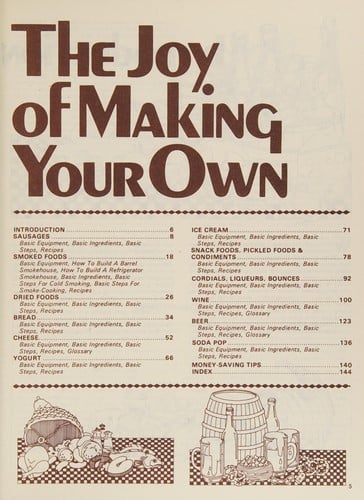 The Joy of making your own