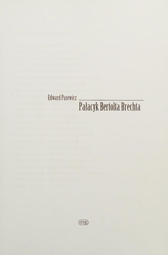 Pałacyk Bertolta Brechta