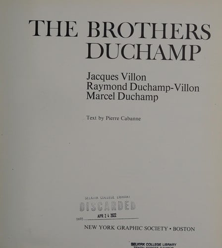 The brothers Duchamp