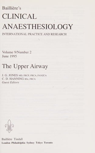 The Upper airway