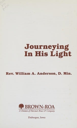 Journeying in his light