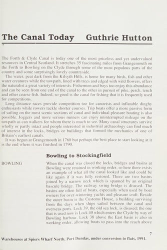 The Forth & Clyde canal guidebook