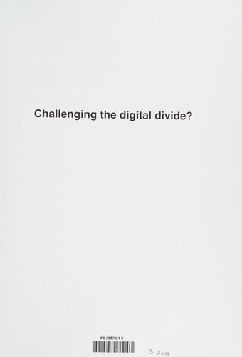 Challenging the digital divide?