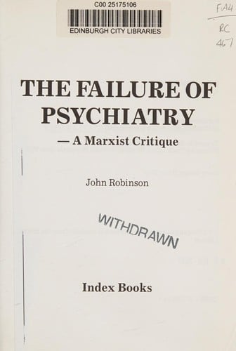 The failure of psychiatry