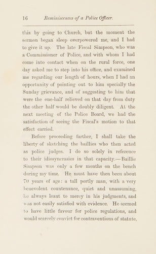 Reminiscences of a police officer inthe granite city, thirty years since