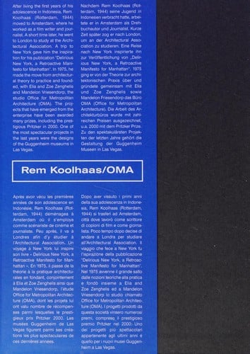 Rem Koolhaas/OMA