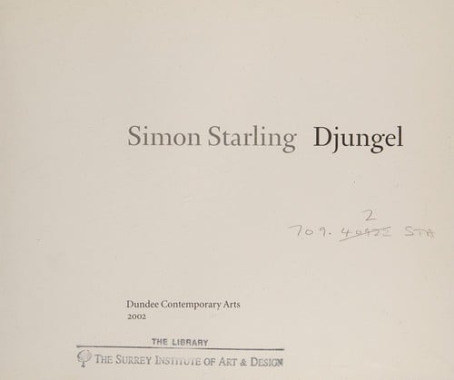 Simon Starling: Djungel