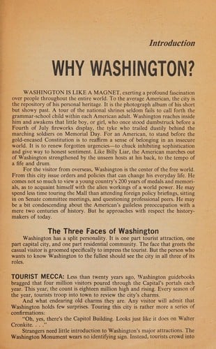 Washington D.C. on £10 and £15 a day