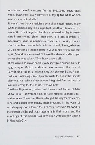 JOHN COLTRANE: JAZZ, RACISM AND RESISTANCE