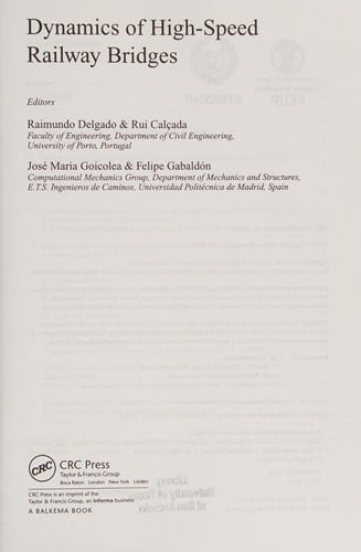 Dynamics of high-speed railway bridges