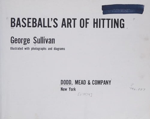 Baseball's art of hitting