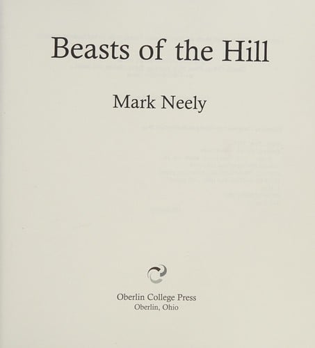 Beasts of the hill