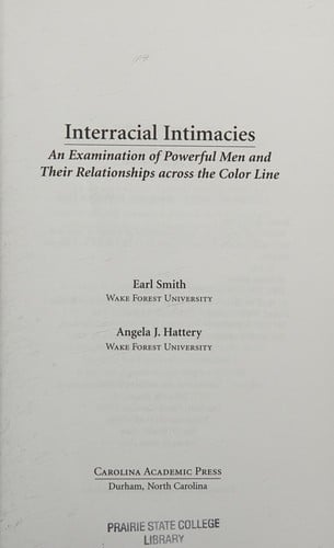 Interracial intimacies