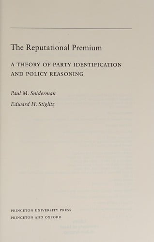 The reputational premium