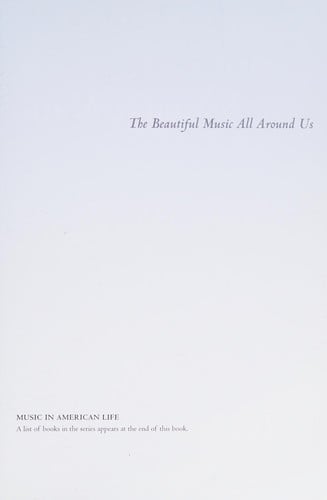 The beautiful music all around us