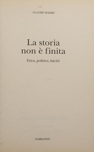 La storia non è finita