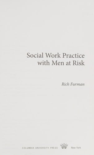 Social work practice with men at risk