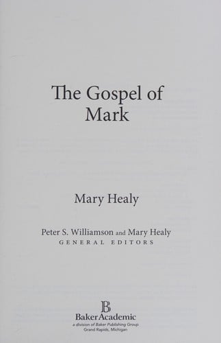 The Gospel of Mark