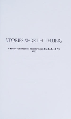 Stories worth telling