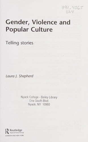 Gender, violence and popular culture