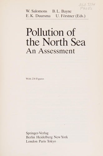 Pollution of the North Sea