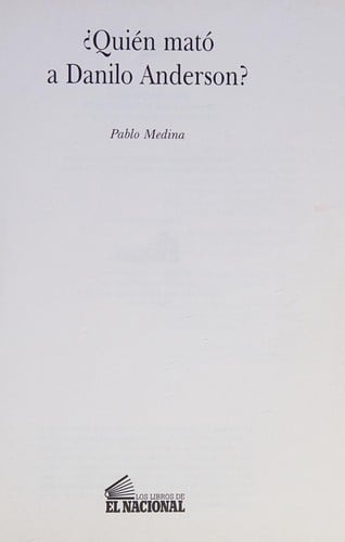 Quién mató a Danilo Anderson?