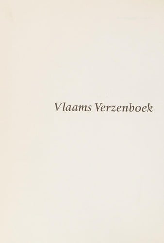 Vlaams verzenboek