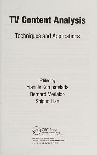 TV content analysis