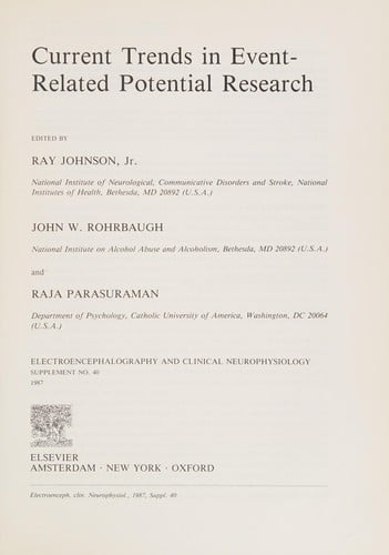 Current trends in event-related potential research