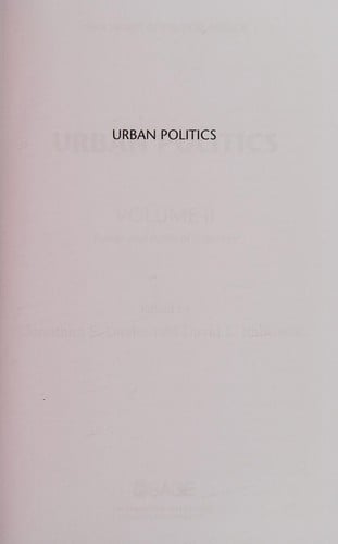 Urban politics