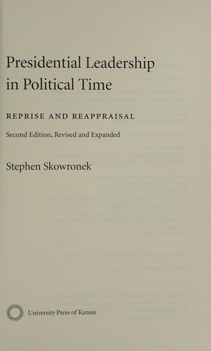 Presidential leadership in political time