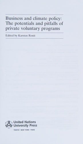 Business and climate policy