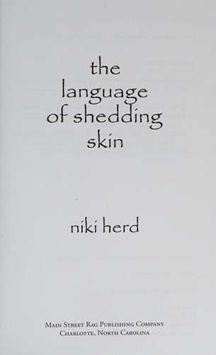 The language of shedding skin