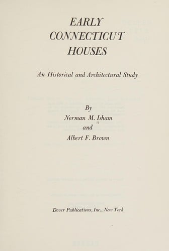 Early Connecticut houses