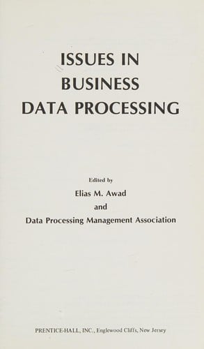 Issues in business data processing